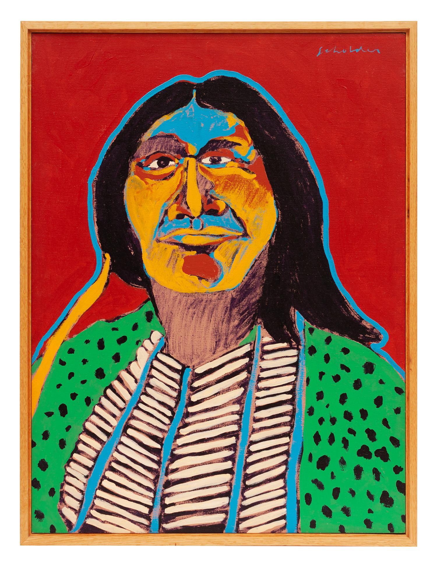Indian with Blue Aura