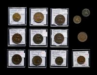 [GREAT BRITAIN] A Collection of Twelve Georgian Copper Coins