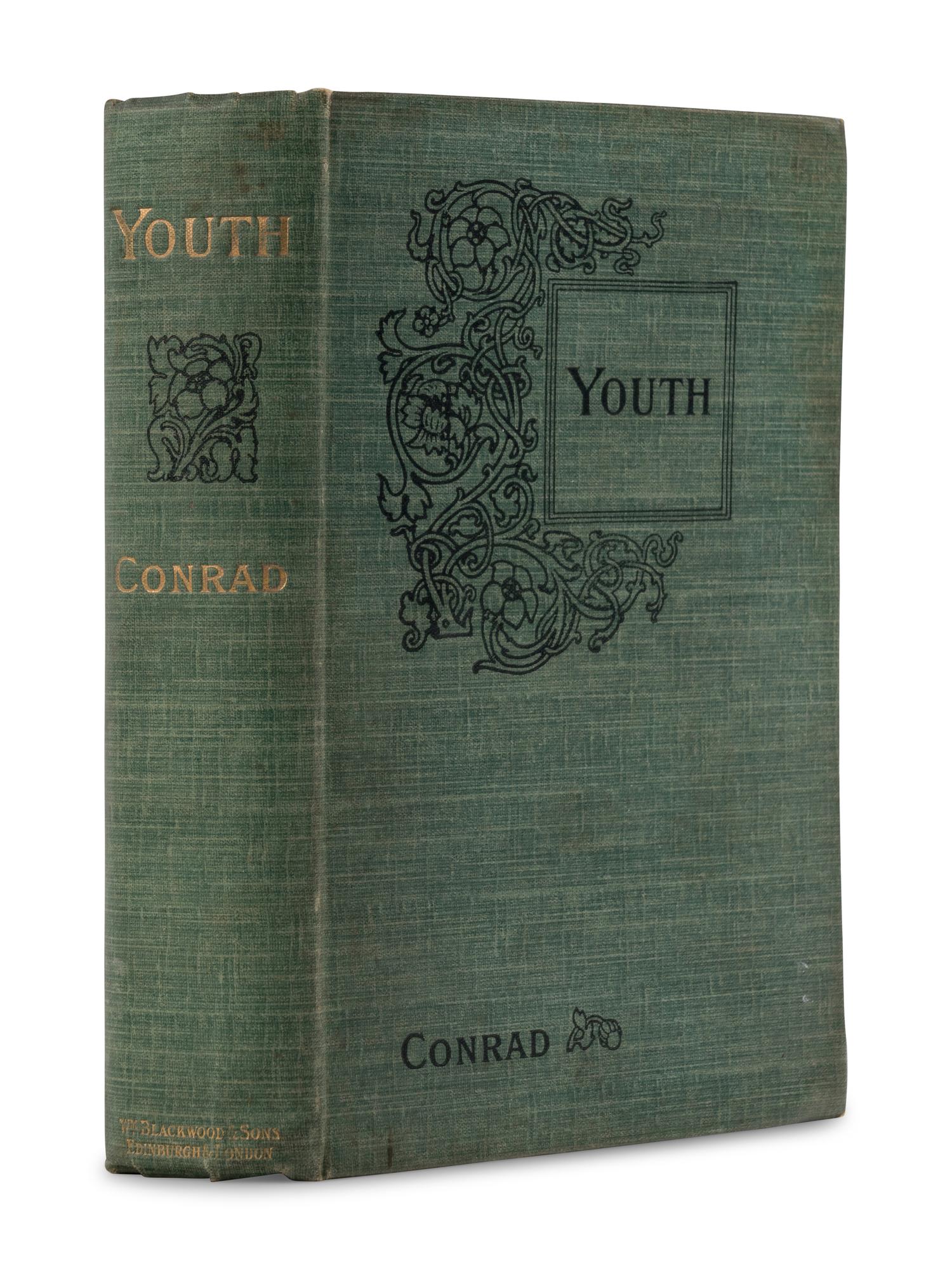 CONRAD, Joseph (1857-1924). Youth: A Narrative and Two Other Stories . Edinburgh and London: William Blackwood and Sons, 1902.