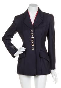 A Bill Blass Navy Blazer, Size 6.