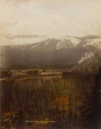 William Henry Jackson, (American, 1843-1942), Mt. Shasta from Sisson's California, A Cattle Ranch on the Cimarron Manitou