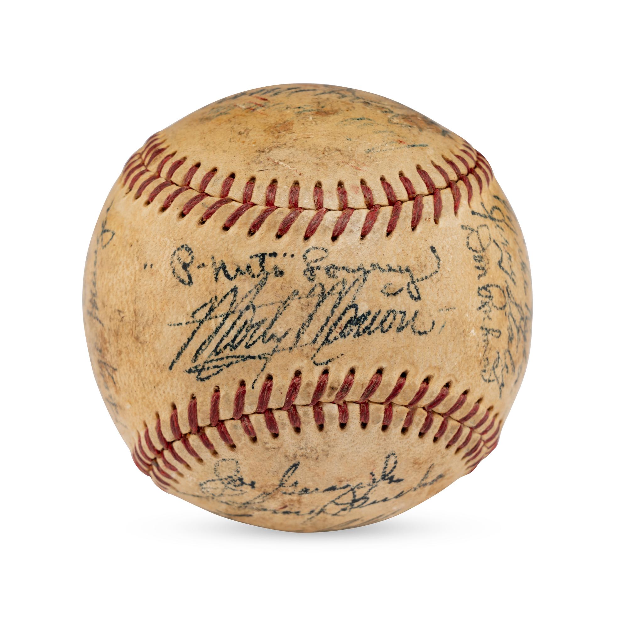 A 1951 St. Louis Cardinals Team Signed Autograph Baseball Featuring Stan Musial (Beckett Authentication Services)