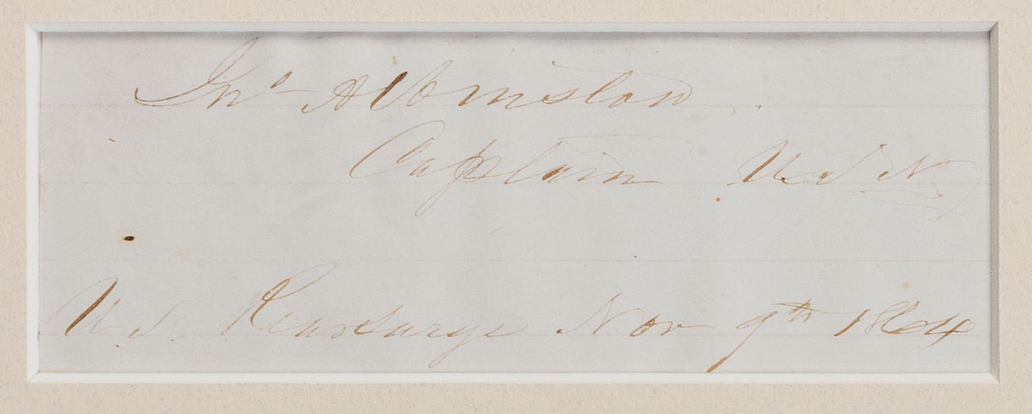 [CIVIL WAR - SPANISH AMERICAN WAR]. 9 autographs of Naval officers and generals, incl. ANDERSON.