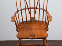 Three Compass Seat Windsor Armchairs