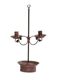An American Tin Adjustable Candleholder