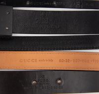 Gucci, Six Leather Belts