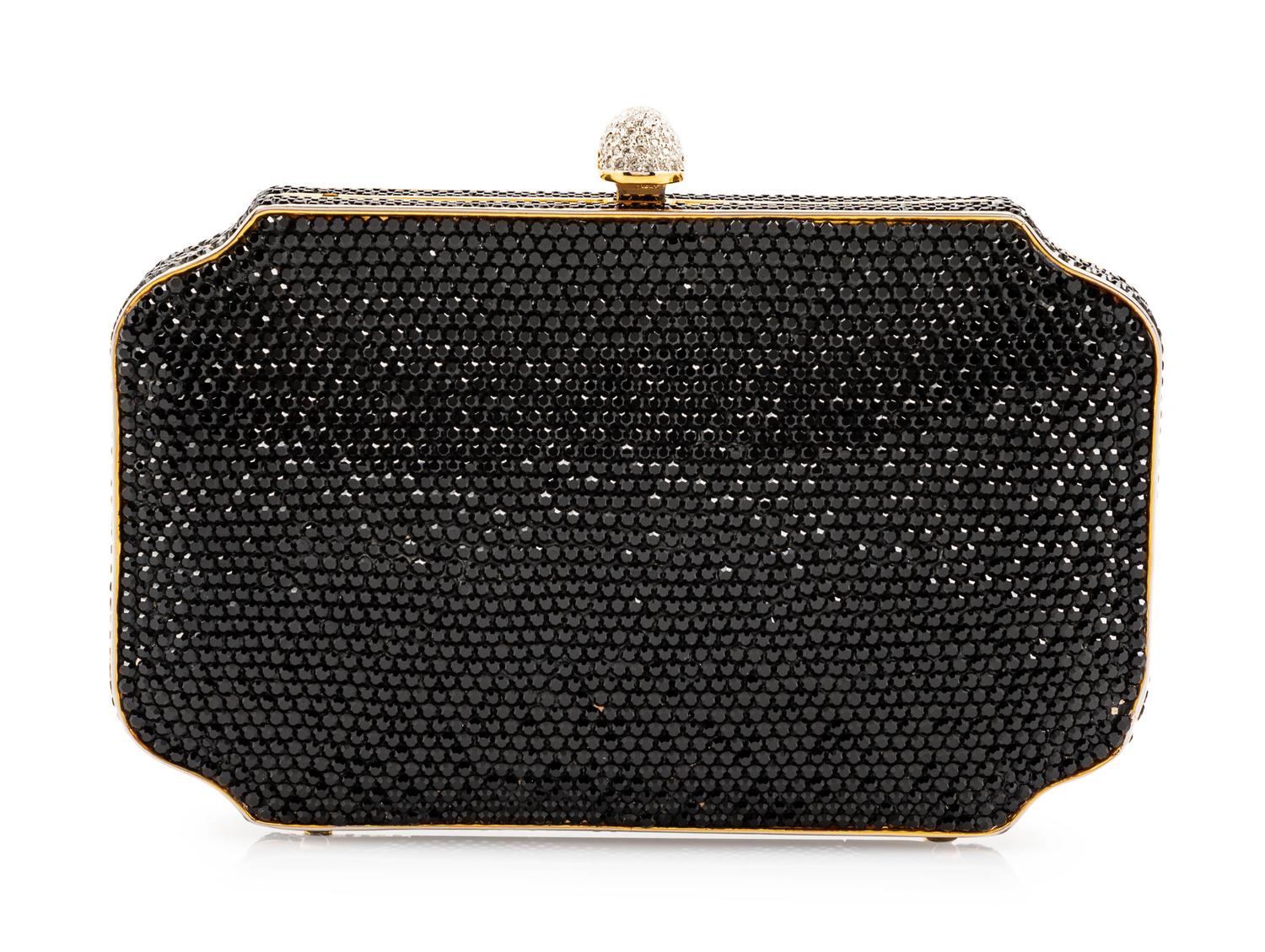 A Judith Leiber Black Minaudiere