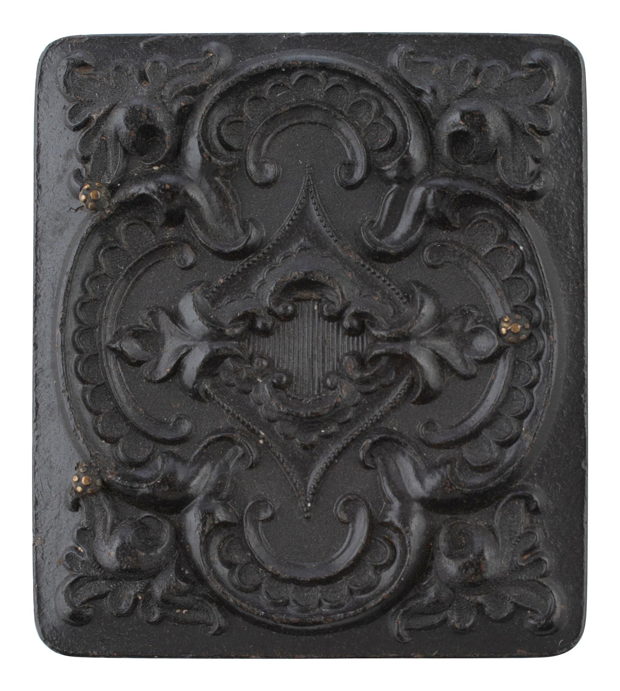 [CIVIL WAR]. Two sixteenth plate tintypes of Civil War NCO pards housed together in Union case.