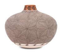 Fine Line Pottery Jar