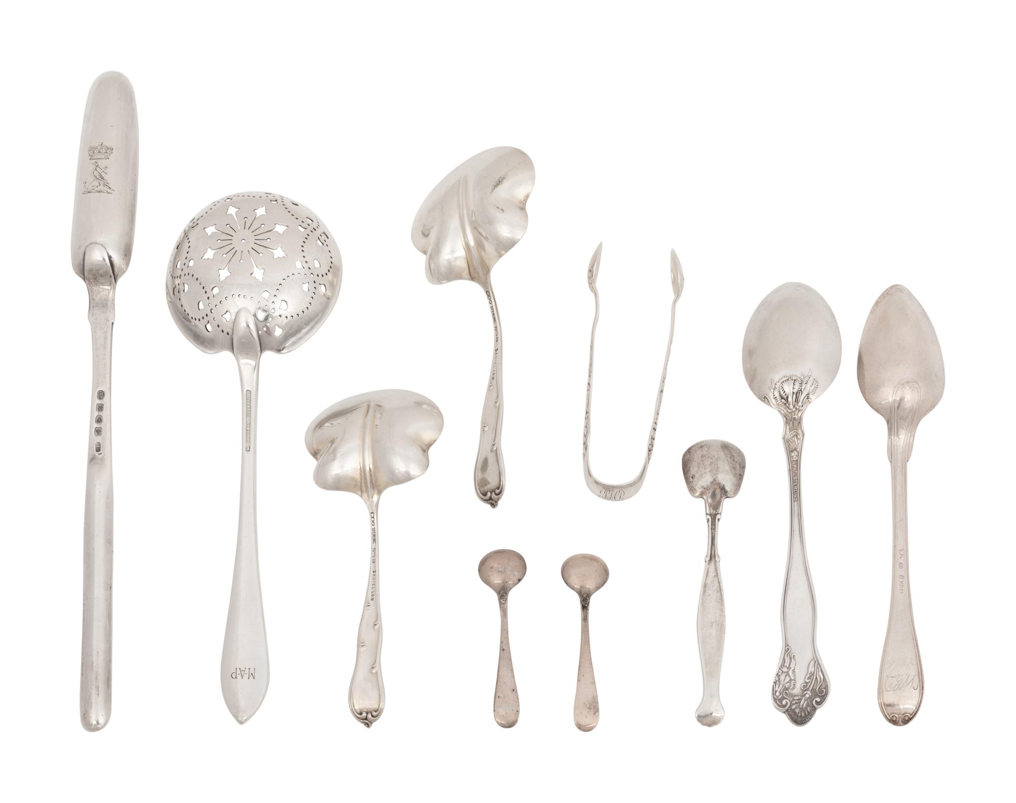 A Group of Various Silver Utensils