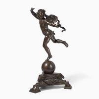 Frederick William MacMonnies (American, 1863–1937) Running Cupid and Standing Cupid (The Pair)