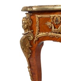 A Louis XV Style Gilt Bronze Mounted Bureau Plat