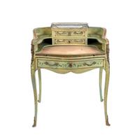A Louis XV Style Painted Bureau de Dame — 19TH CENTURY