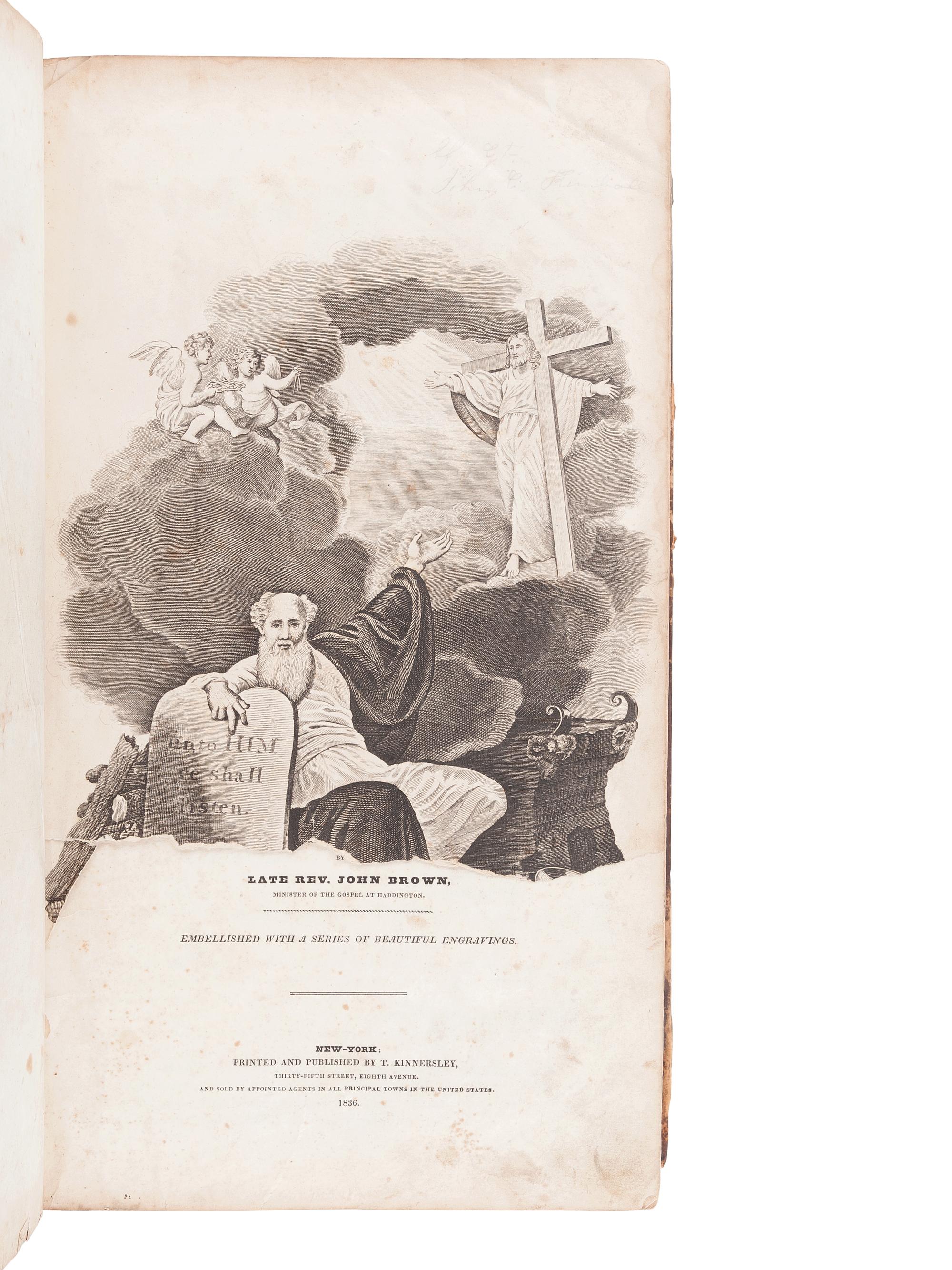 [BIBLES - AMERICAN]. A group of 7 works, comprising: