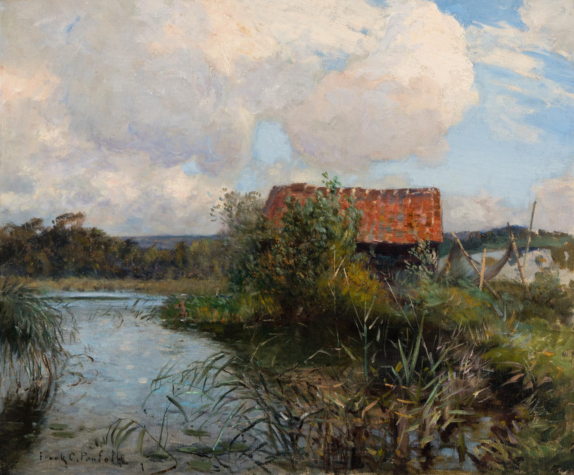 A Cottage on the River Bank