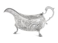 An Irish Georgian Silver Sauce Boat