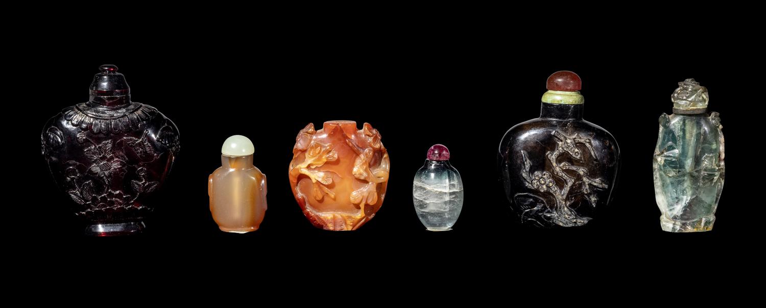 Six Chinese Snuff Bottles