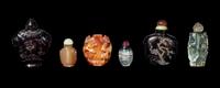Six Chinese Snuff Bottles