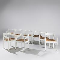 Set of 8 Carimate dining chairs Italy, c. 1980