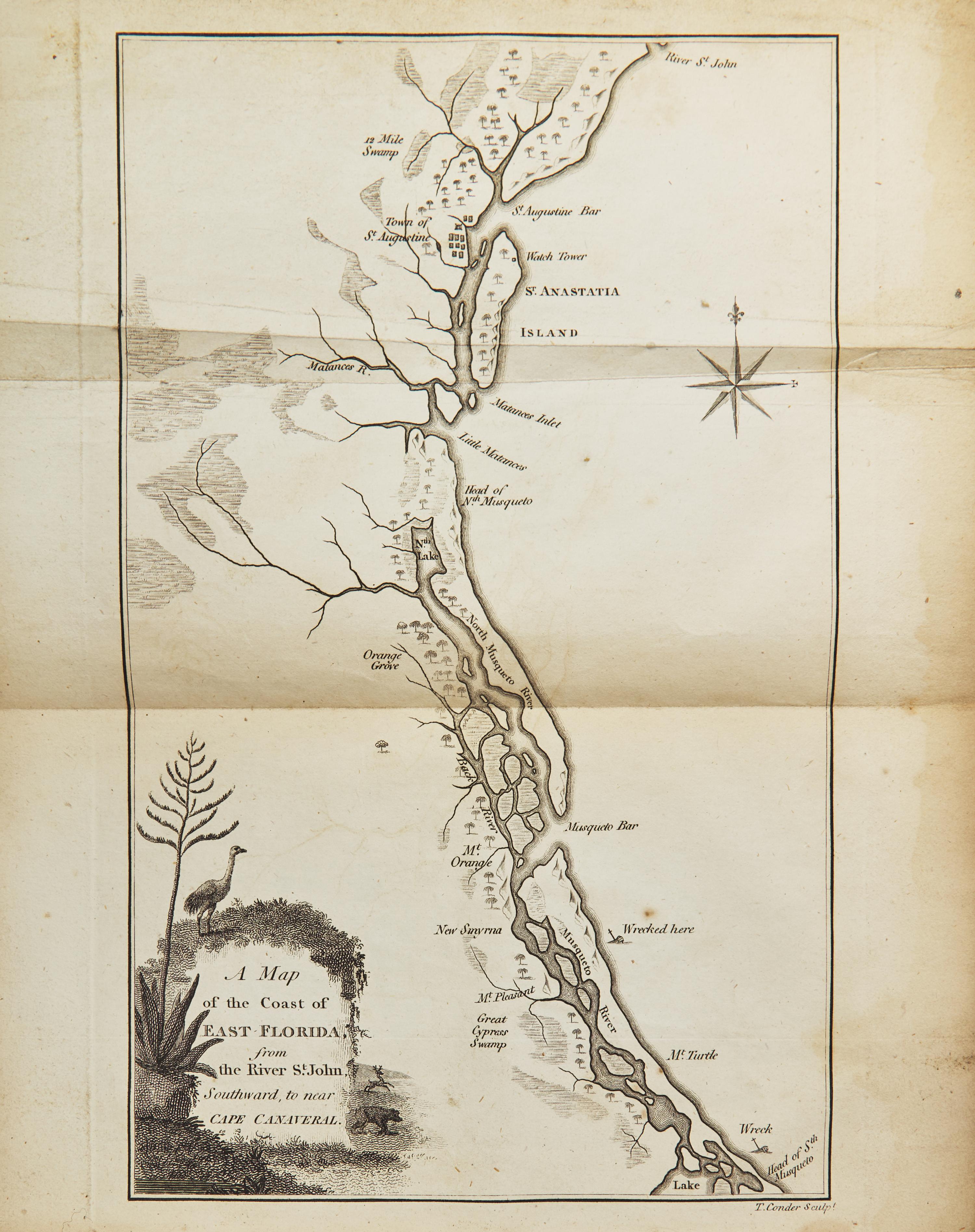 Bartram, William. Travels through North and South Carolina, Georgia, East and West Florida, the Cherokee Country, the Extensive Territories of the Muscogulges or Creek Confederacy, and the Country of the Chactaws ...