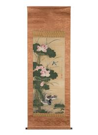 Two Japanese Paintings on Silk