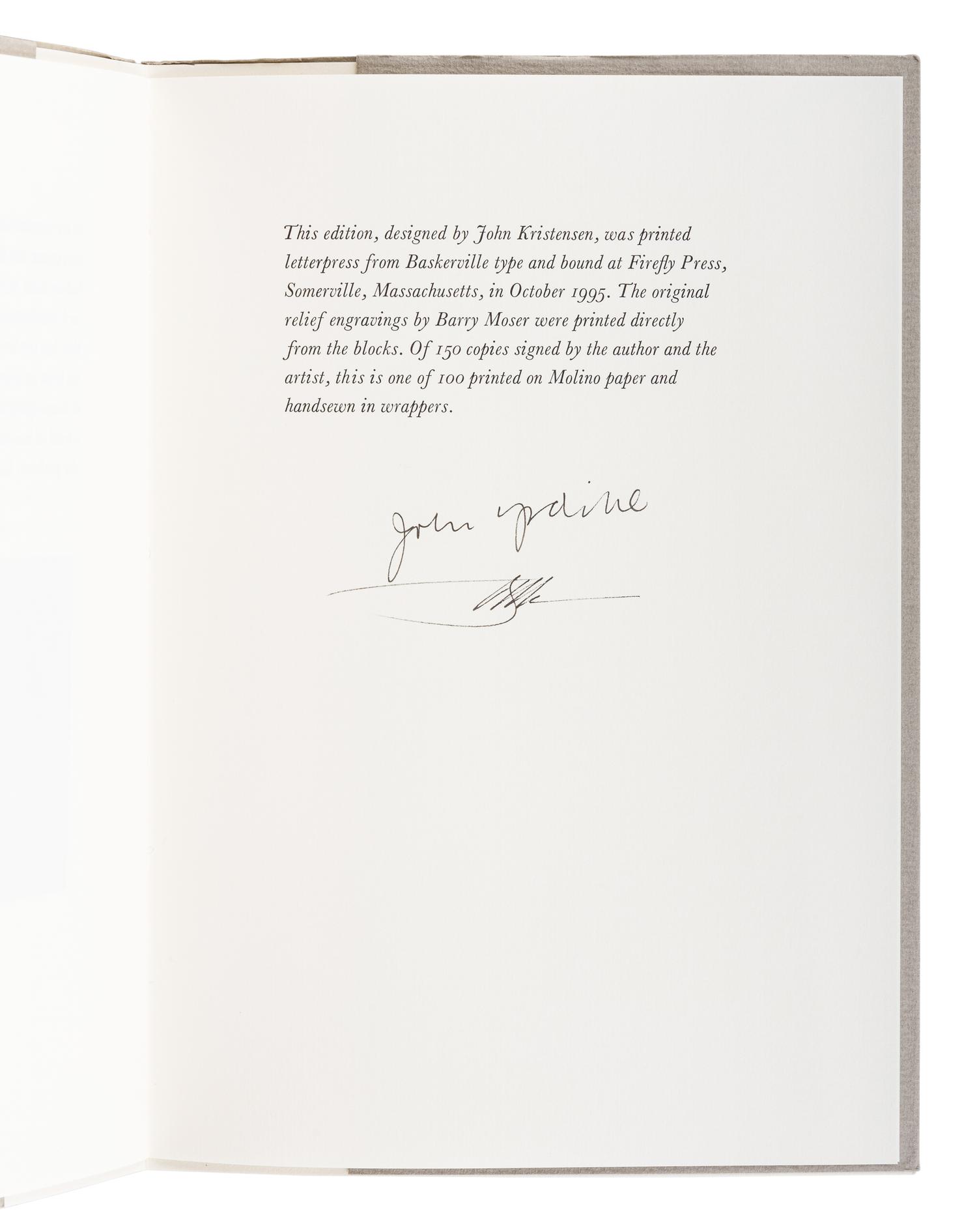 UPDIKE, John (1932-2009). A group of 17 limited edition pamphlets of Updike’s works, MANY SIGNED, comprising:
