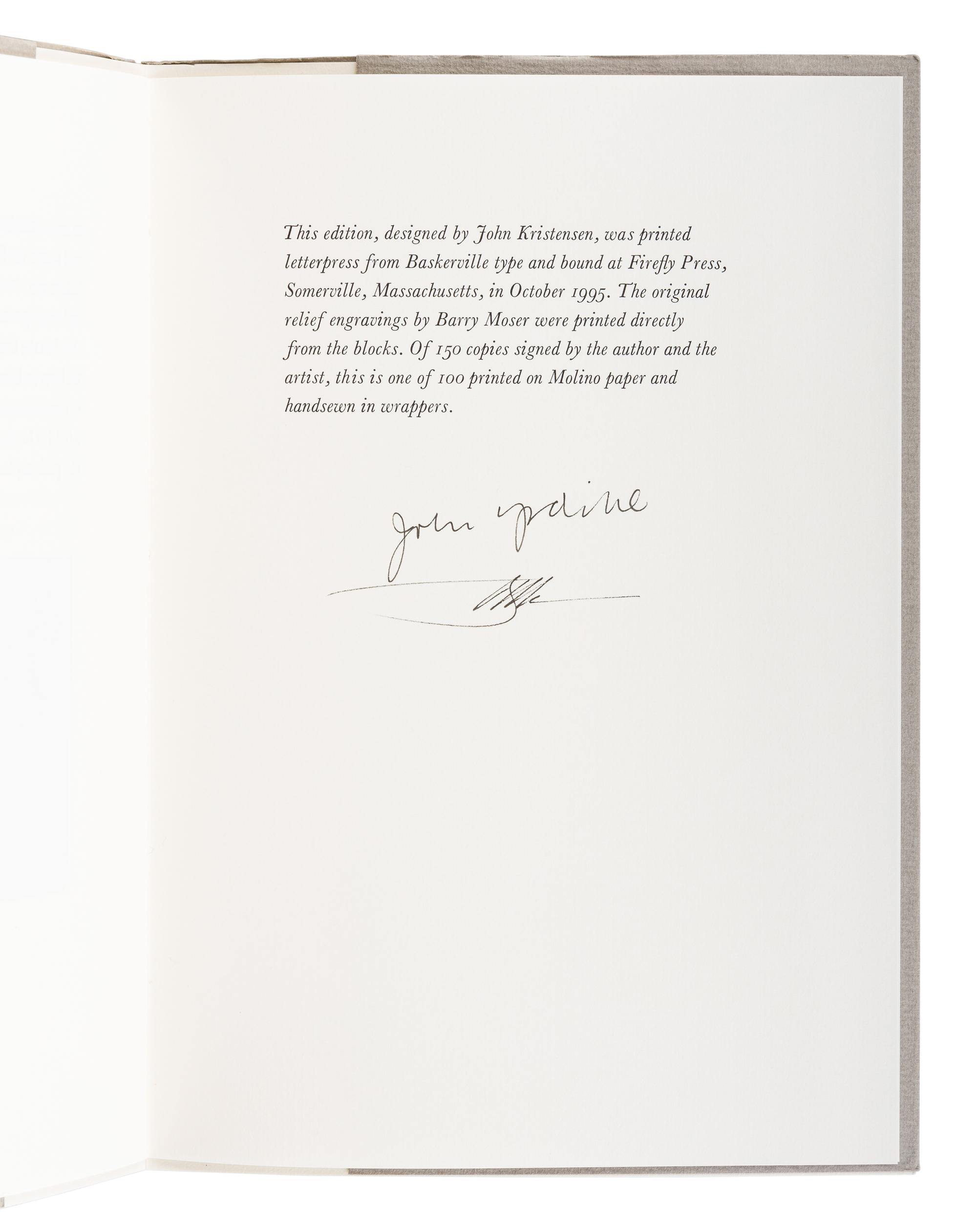 UPDIKE, John (1932-2009). A group of 17 limited edition pamphlets of Updike’s works, MANY SIGNED, comprising: