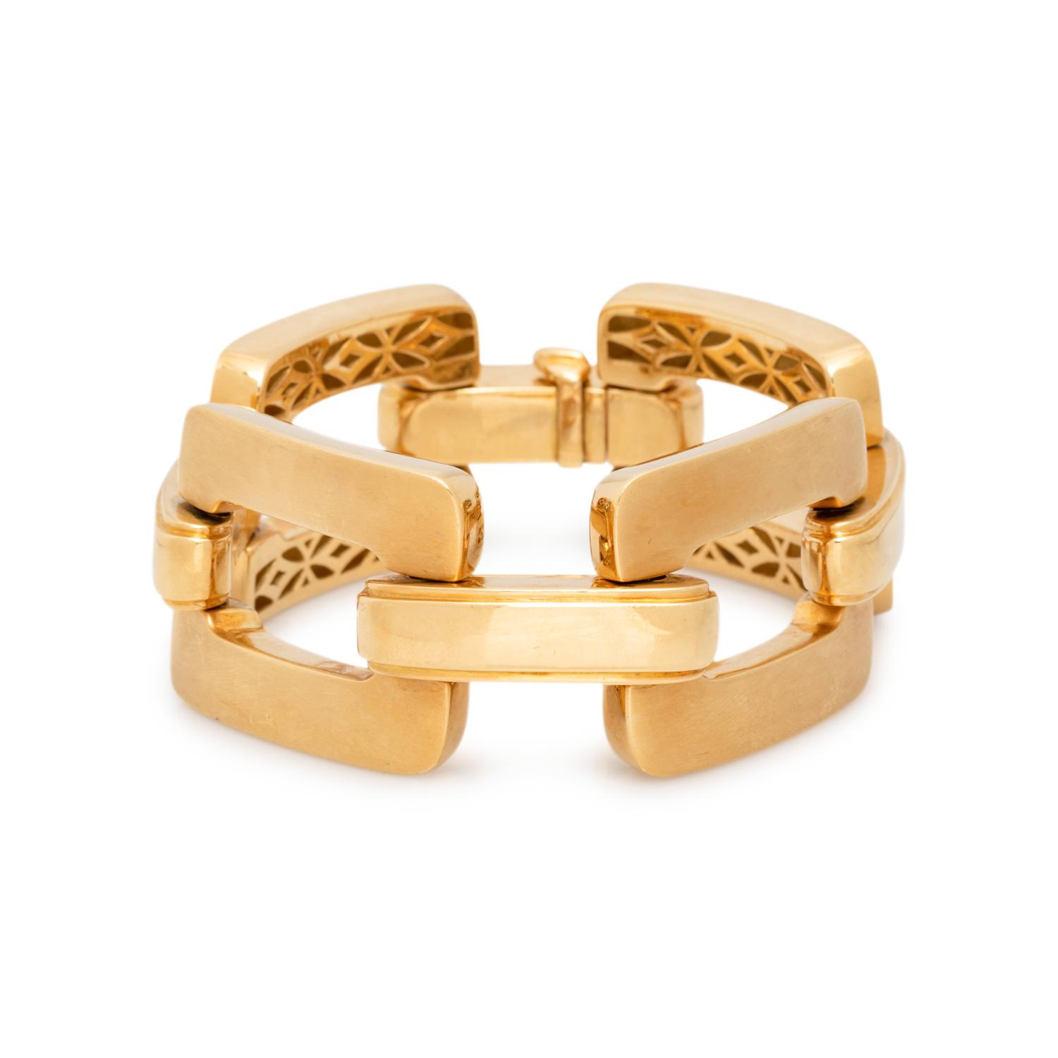 UGO PICCINI, YELLOW GOLD BRACELET