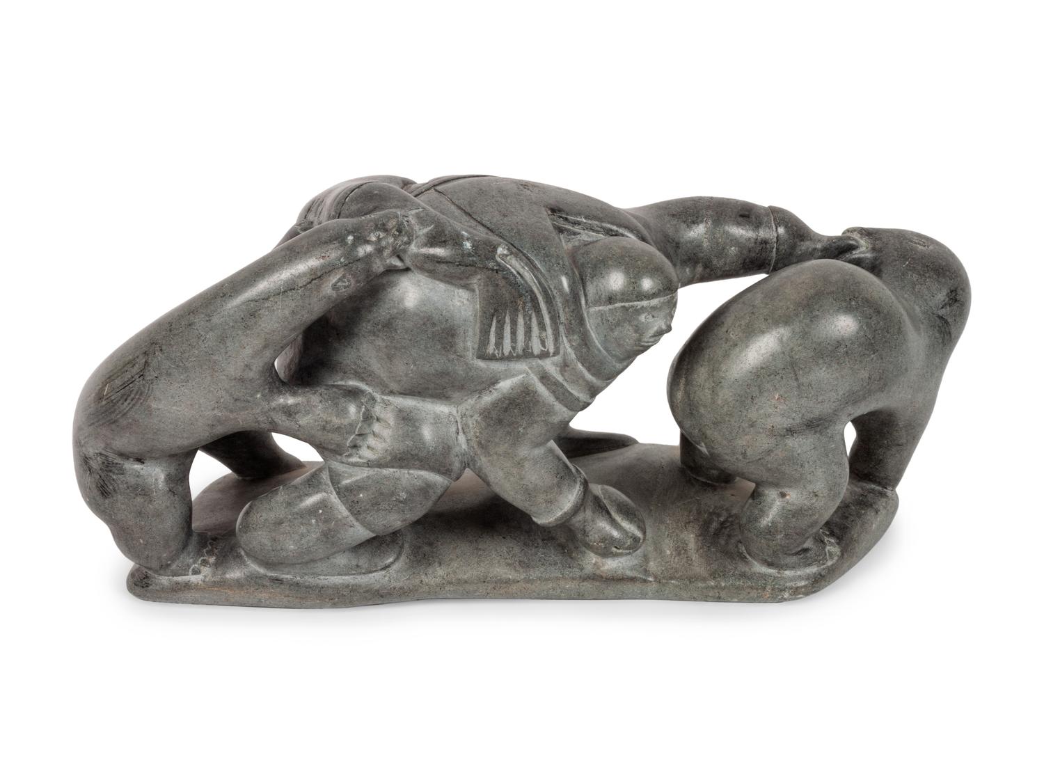 Four Inuit Soapstone Carvings