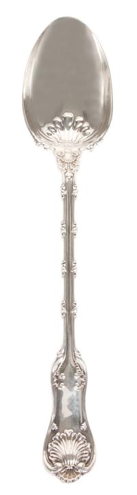 An American Silver Serving Spoon, Whiting Manufacturing Company, North Atleboro, Mass., circa 1893, in the Imperial Queen pattern.