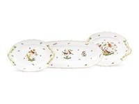 Three Herend Rothschild Bird Porcelain Platters