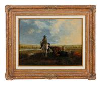 Herdsman with Oxen