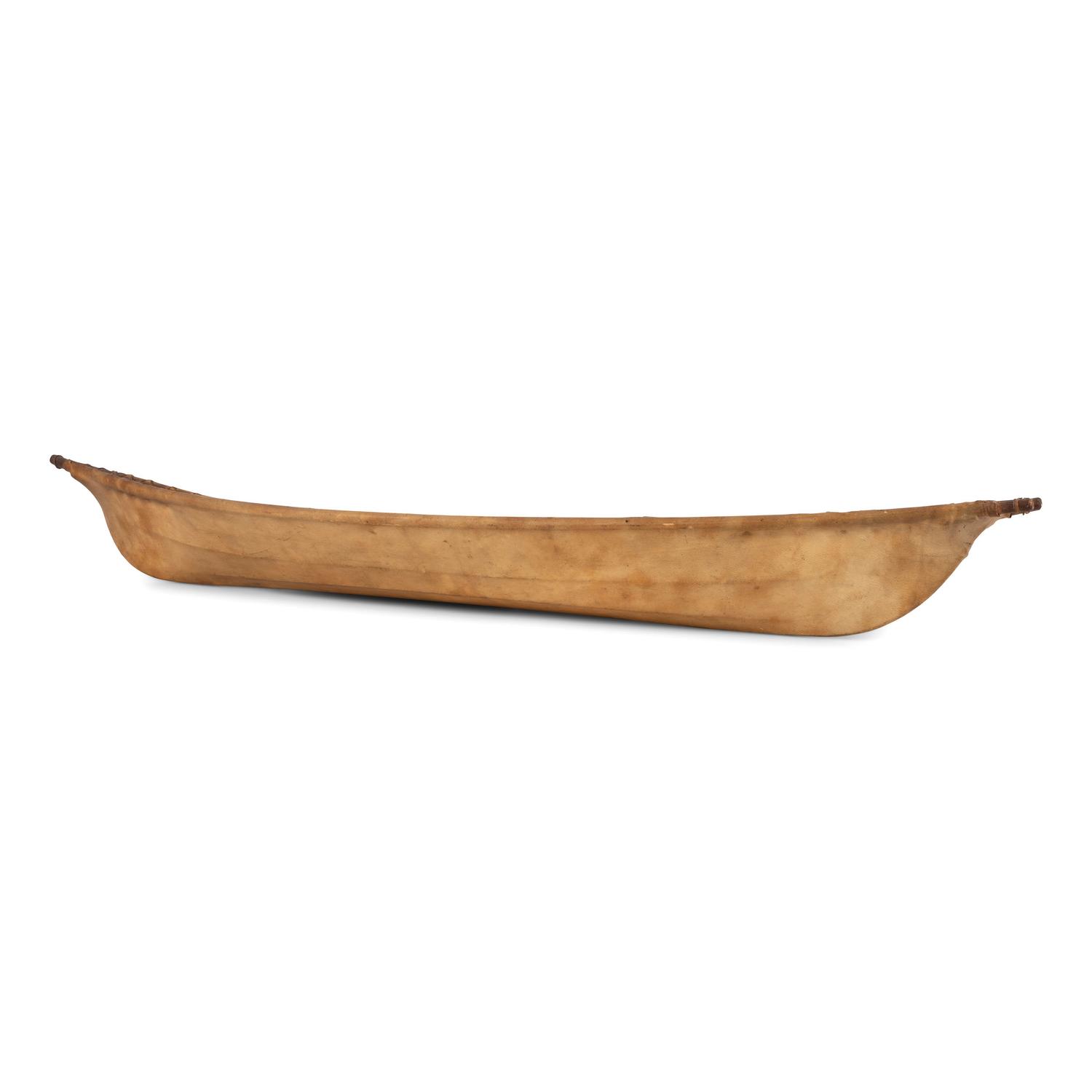 Sealskin Umiak, with Paddles