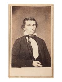 [DAVIS, Jefferson (1808-1889)]. 3 CDVs of Jefferson DAVIS, Varina DAVIS, and Alexander H. Stephens.