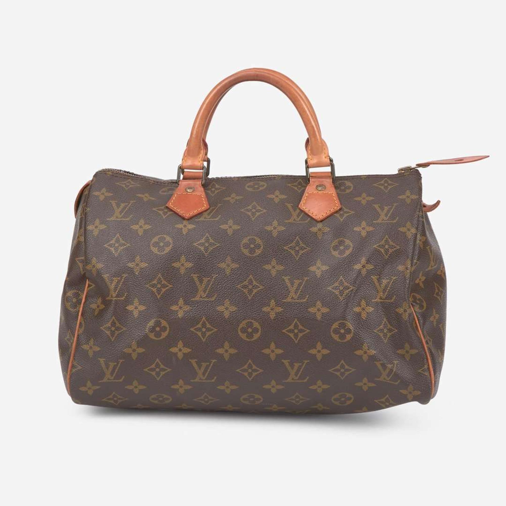 A Louis Vuitton Brown Monogram Speedy 30 Louis Vuitton