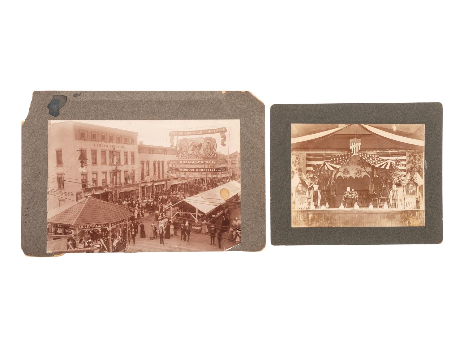 [McKINLEY, William (1843-1901) -- ROOSEVELT, Theodore (1858-1919)]. Photographs and letter archive.
