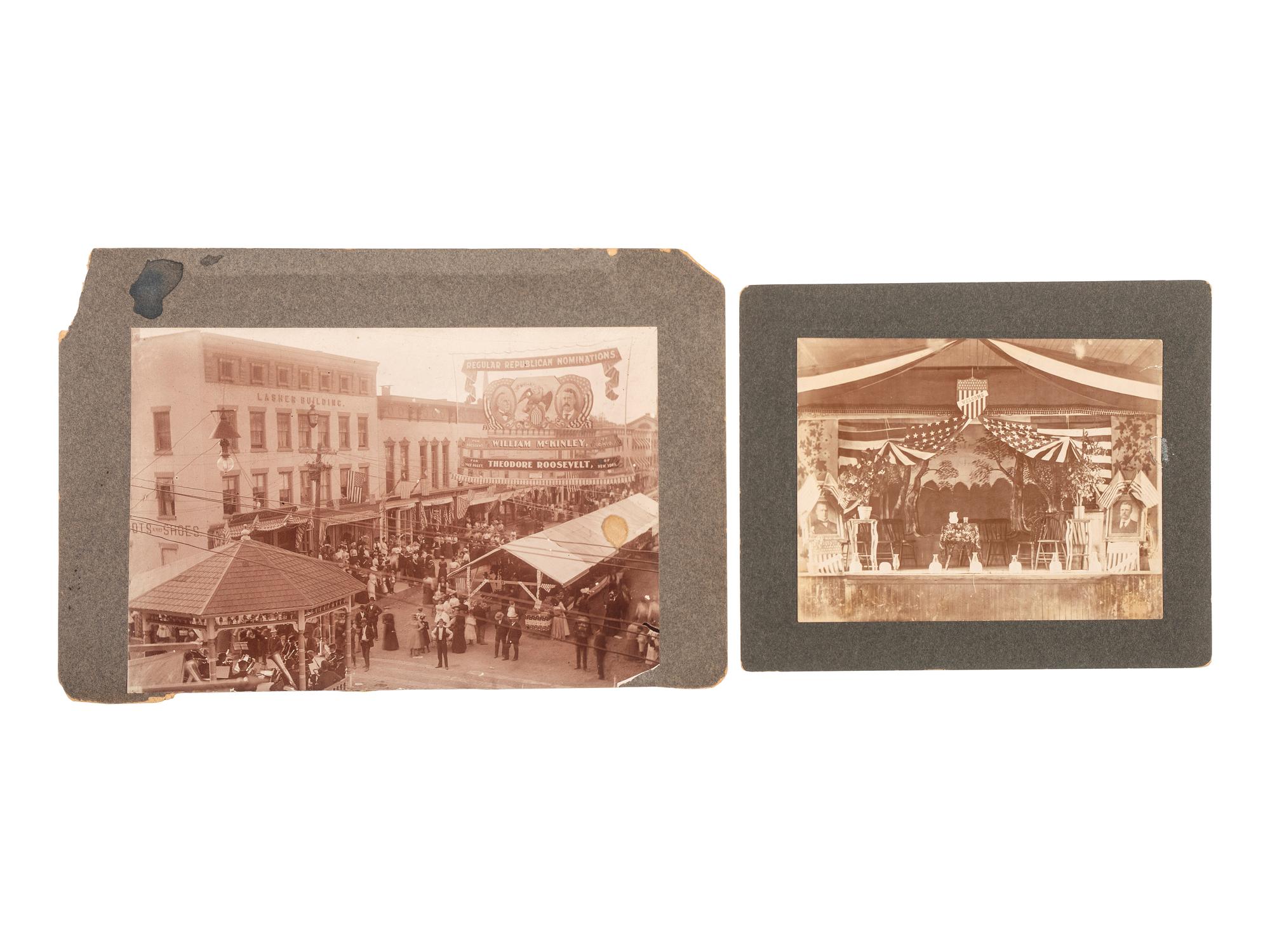 [McKINLEY, William (1843-1901) -- ROOSEVELT, Theodore (1858-1919)]. Photographs and letter archive.