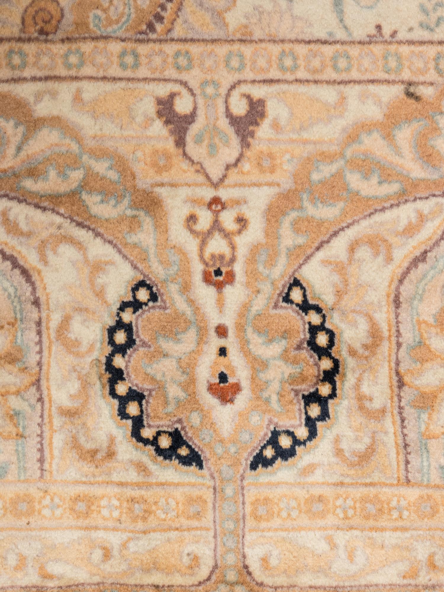 An Indian Wool and Silk Rug