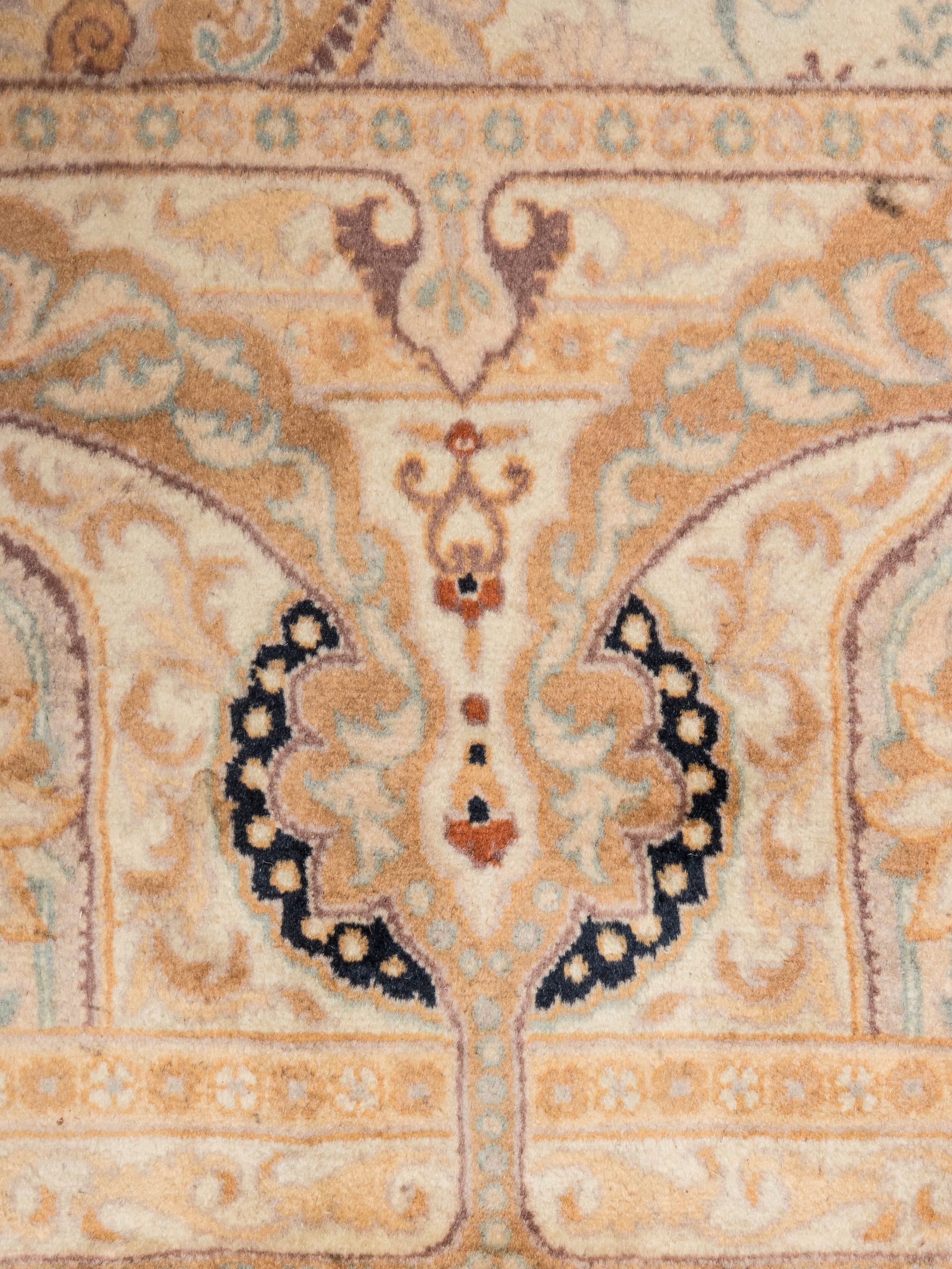 An Indian Wool and Silk Rug