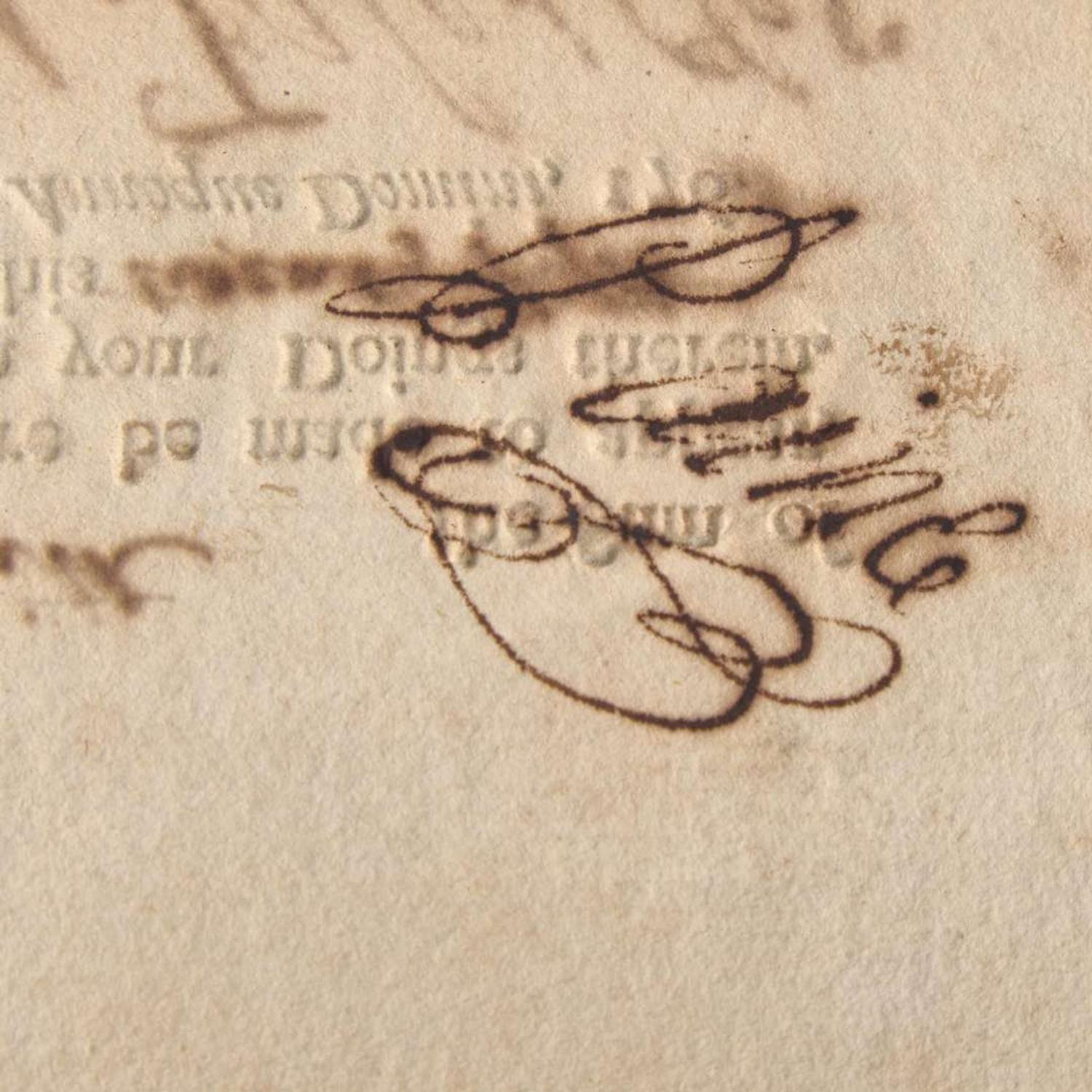 [Declaration of Independence] [Massachusetts] Paine, Robert Treat Partially-Printed Document, signed