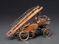 An Early Wood Ladder Wagon Model