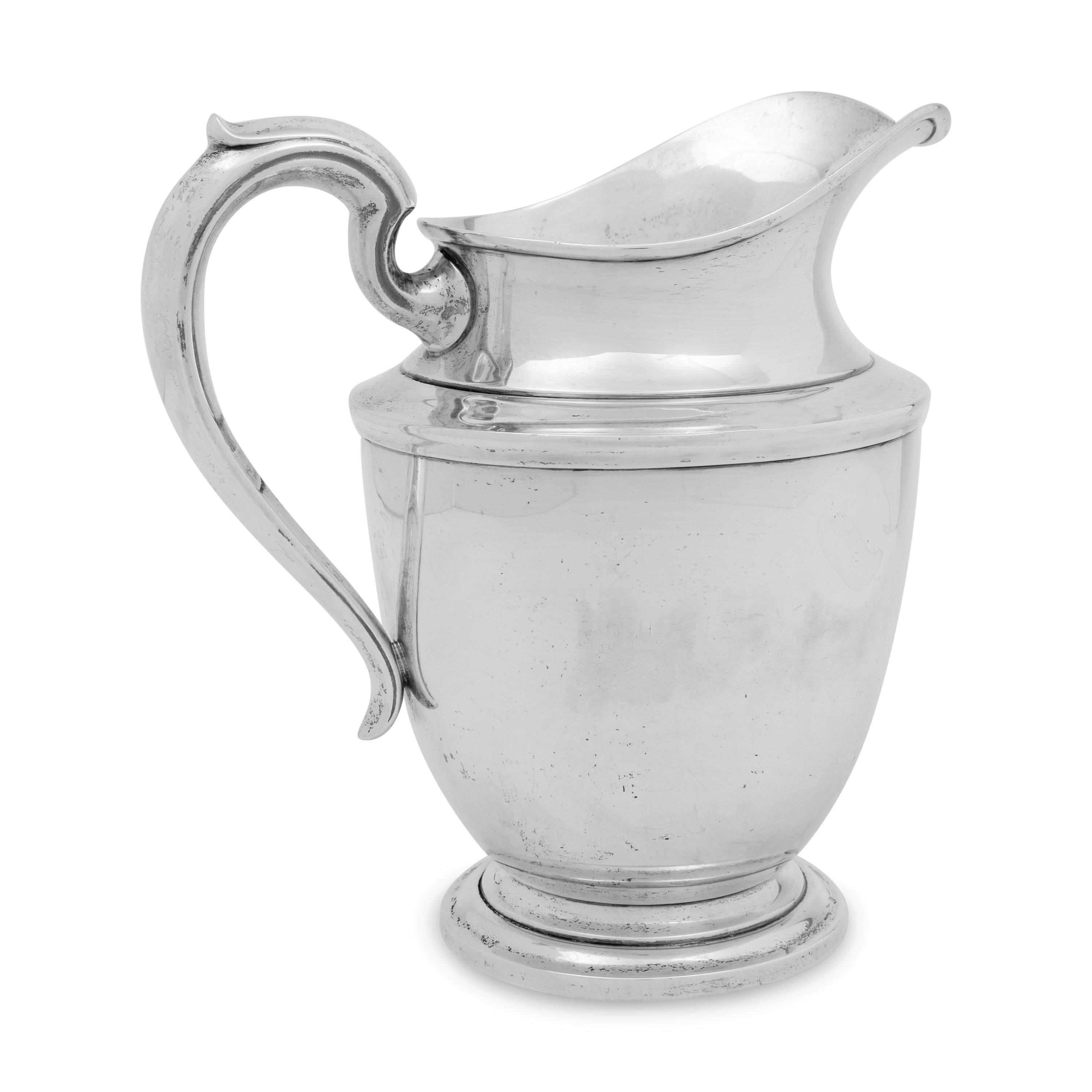 An American Silver Water Pitcher