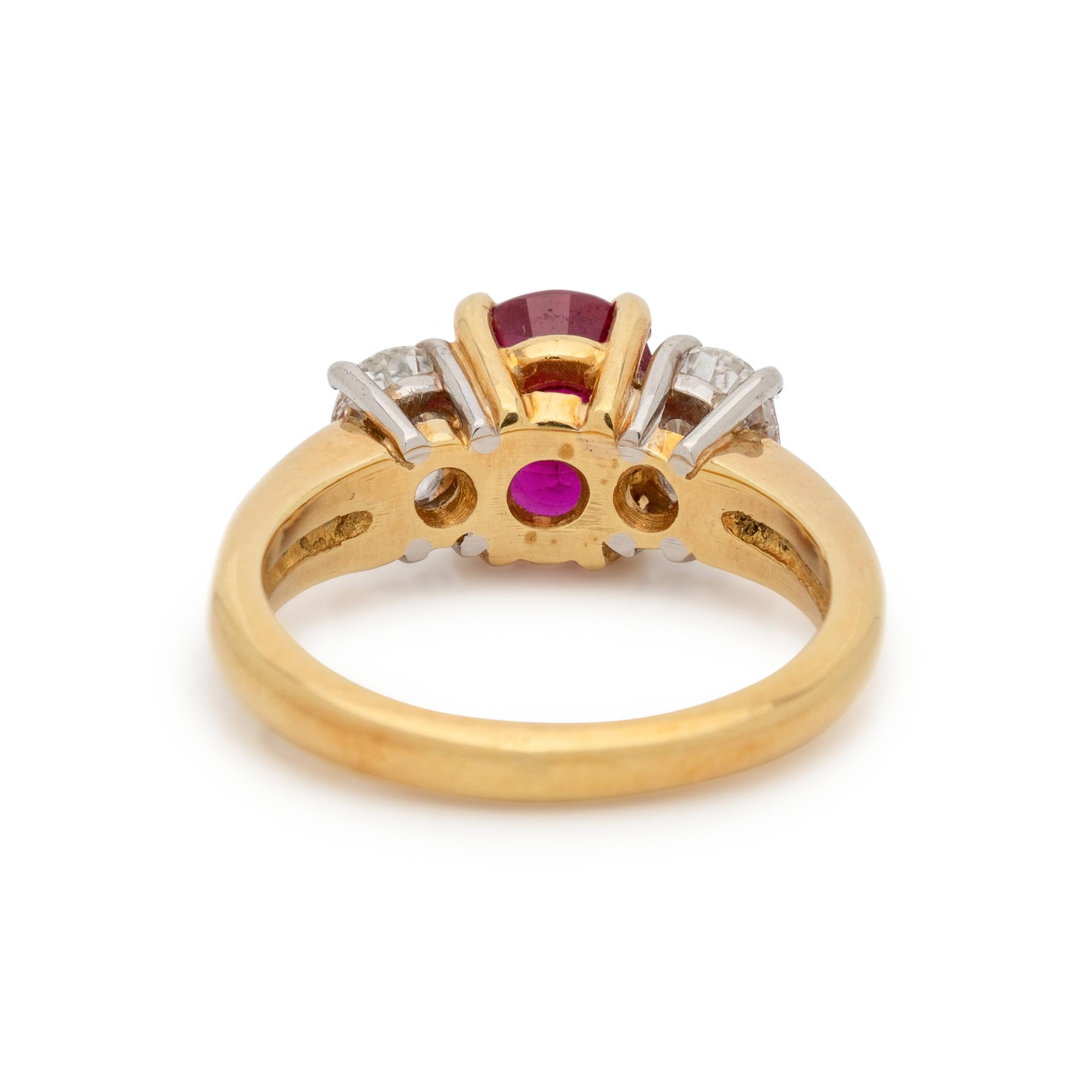 RUBY AND DIAMOND RING