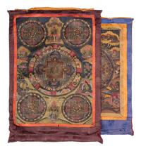 Two Tibetan Thangka Paintings