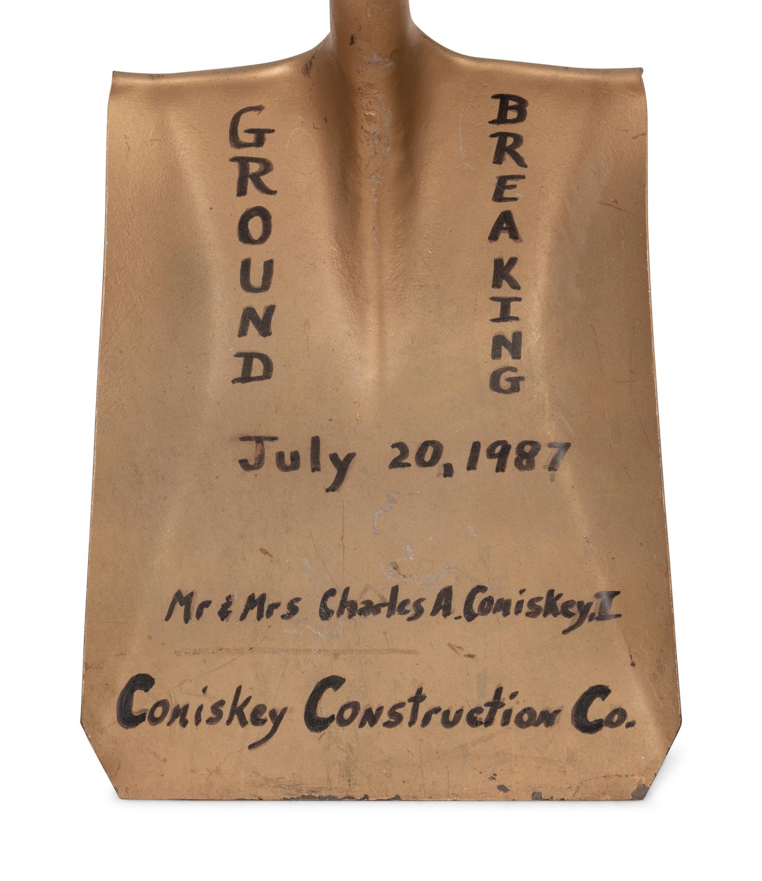 A Ceremonial Chicago White Sox New Comiskey Park Groundbreaking Shovel