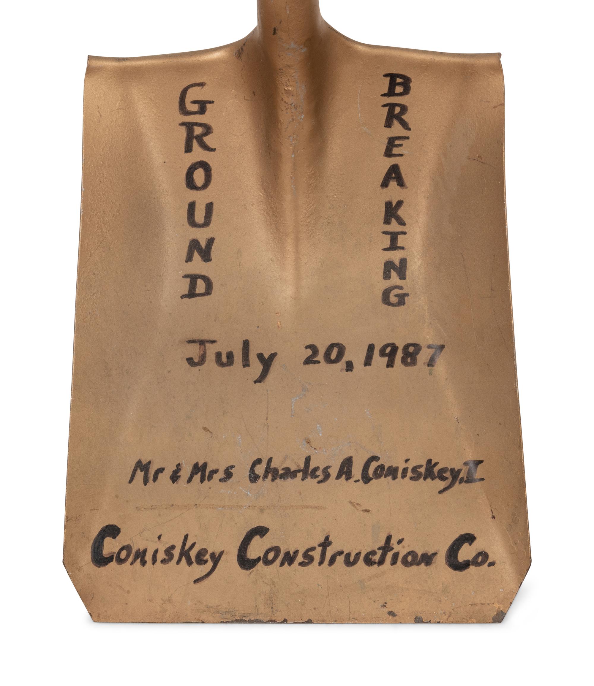 A Ceremonial Chicago White Sox New Comiskey Park Groundbreaking Shovel