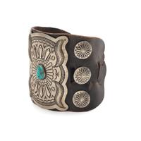Navajo Silver and Turquoise Ketoh
