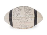 A 1956 Chicago Bears Team Signed Autograph Wilson Football With 40 Signatures, Including Four Hall of Famers (BAS Beckett Authentication Services Certified),
