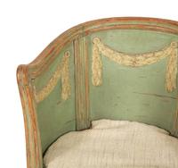 A Pair of Northern European Painted Bergeres