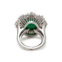 EMERALD AND DIAMOND RING